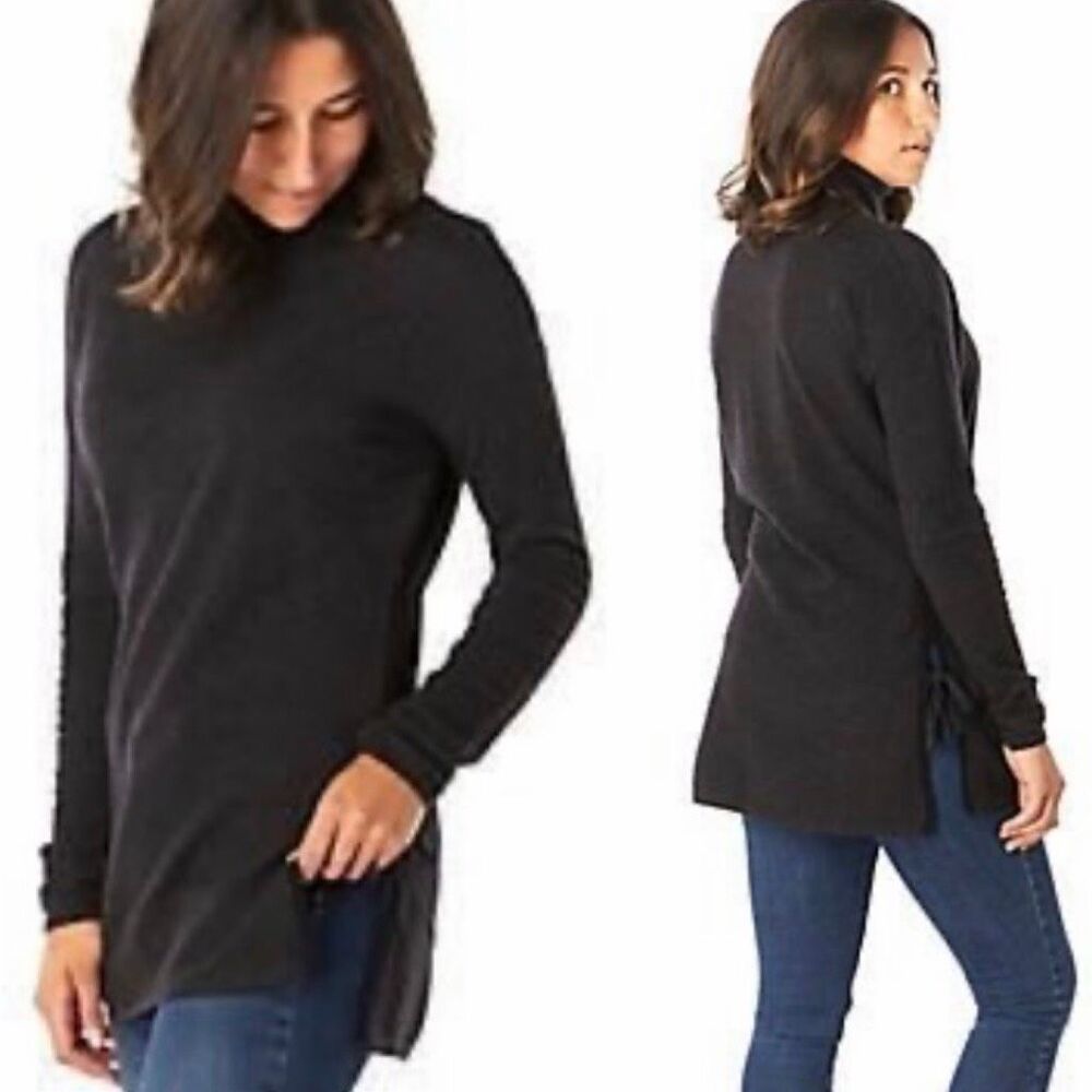 SMARTWOOL Charcoal Grey Spruce Creek Tunic Sweater-S
